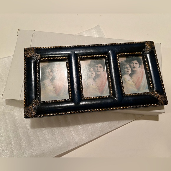 ELEGANT 3 PICTURE FRAME. - Picture 1 of 11